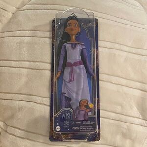 Disney Wish Asha Doll - Purple and White Dress